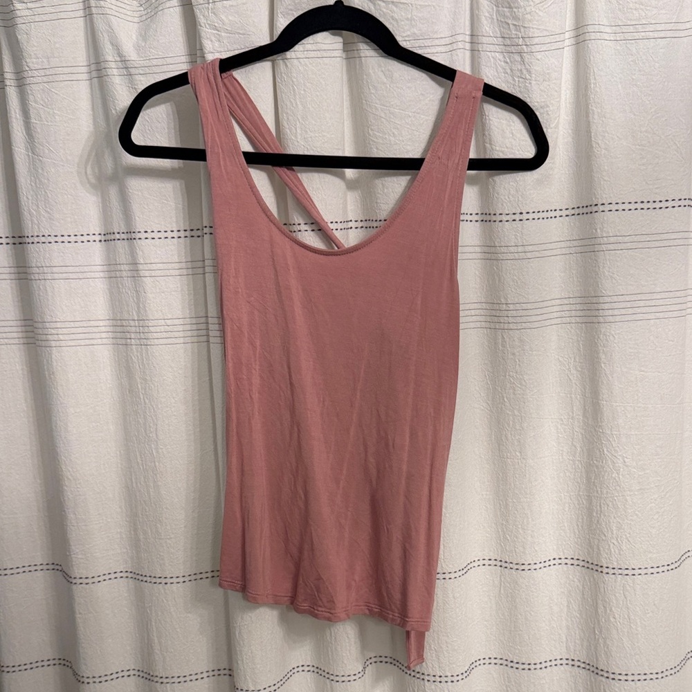 Lulu's Dusty Rose Tank Top